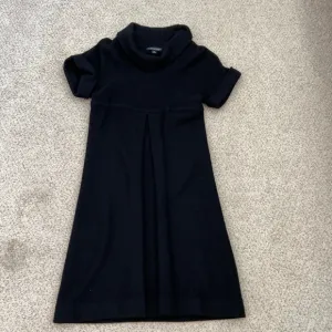 Banana Republic Black Cowl-Neck Sweater Dress, XS