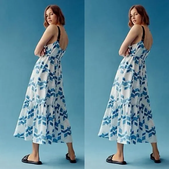 Peter Som for Anthropologie Larissa Tiered Maxi