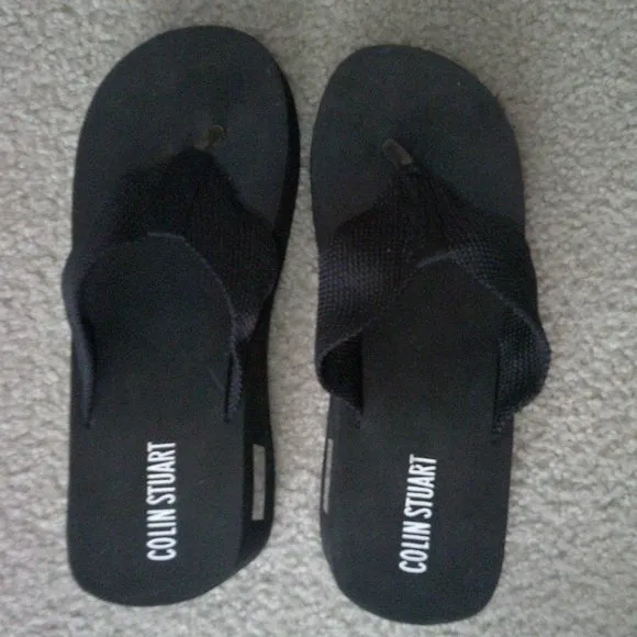 Wedge Platform Flip Flops: Vintage Victoria's Secret - Collin Stuart.  NEW